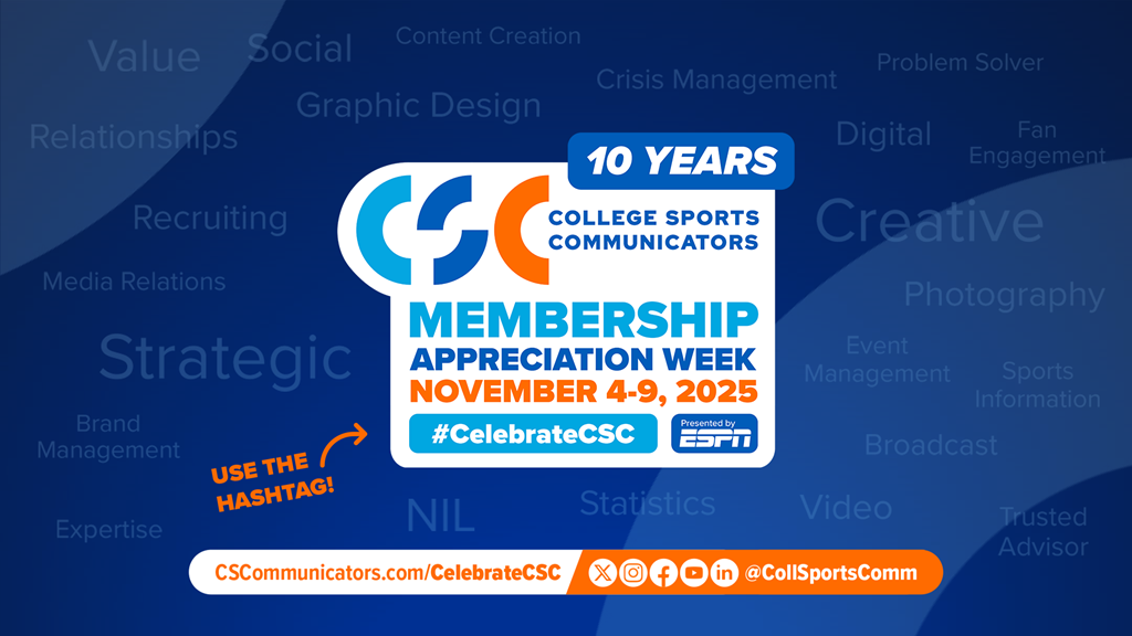 Tenth Annual CSC Membership Appreciation Week (November 4-9, 2025)